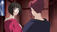 Short-haired gal seduced for a rough blowjob and fuck