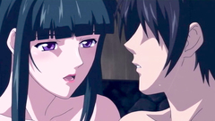 Beautiful brunette babe wants to seduce this handsome stud