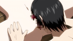 Redhead gal gets messy facial after a nice titjob