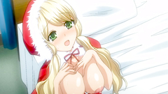 Hot blonde teen in sexy outfit gets her shaved pussy filled with cum