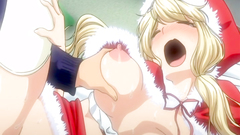 Hot blonde teen in sexy outfit gets her shaved pussy filled with cum