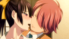 Young busty brunette can't say "no" to handsome stud