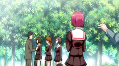 Hot schoolgirls in sexy uniform seduced for fucking