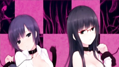 Lovely brunette chicks seduced and banged passionately