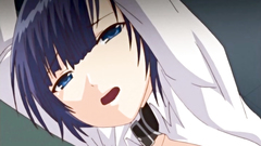 SHort-haired teen with tied arms fucked from behind