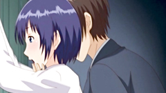 SHort-haired teen with tied arms fucked from behind