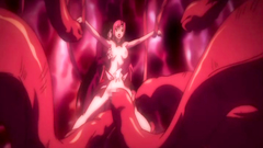 Innocent and seductive elvish babe in erotic hentai toon