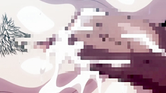 Busty brunette teen gets attacked by tentacles and feels good