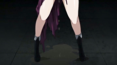 Nerdy hentai babes getting drilled in all their holes