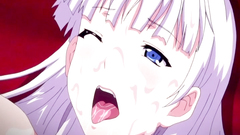 Bondaged blonde girls gets pleasured in all her holes