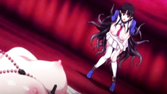 Bondaged blonde girls gets pleasured in all her holes