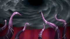 Bondaged blonde girls gets pleasured in all her holes