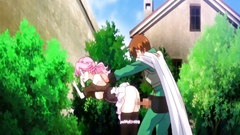 Lovely maid teen abused and fucked in the garden