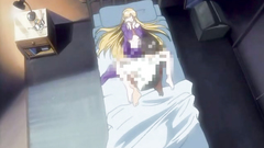 Blonde hentai babe spreads legs for pounding