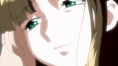 Blonde hentai babe spreads legs for pounding