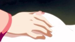 Short-haired busty brunette gal passionately drilled on the bed