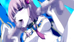 Innocent hentai chick can serve many cocks at the same time