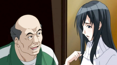 Lovely brunette gal gets drilled by ugly old perv