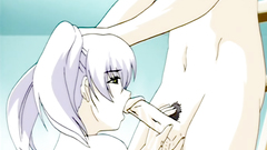 Young and busty teen forced to suck cock in hentai porn