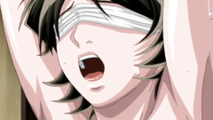 Blindfolded brunette busty babe loves rough BDSM games