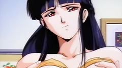 Naughty and seductive babes in hentai porn cartoon