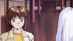 Naughty and seductive babes in hentai porn cartoon