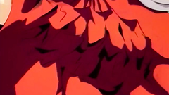 Horny monsters from hentai toon teasing sexy babes