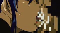 Tanned babe with nice ass gets pussy fucked in hardcore 3some