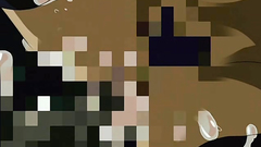 Tanned babe with nice ass gets pussy fucked in hardcore 3some