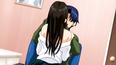 Chubby brunette hentai babe feeels horny and wants to fuck