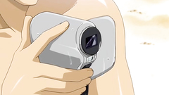 Skinny young babes have nude fun on the beach