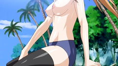 18 years old blone cutie blows cock on the beach