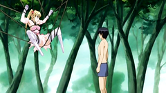 Petite blonde teen gets nailed in all her holes in the jungles