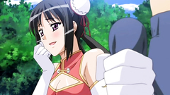 Busty brunette hentai chick needs some cock