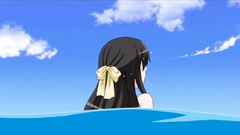 Adorable hentai girls with superb boobs have fun on the beach