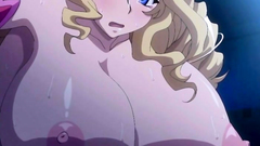 Naughty blonde slut with big butt and tits fucks nicely