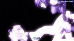 Classy hentai porn toon with seductive lesbian babes