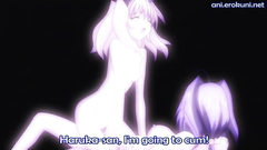 Nice and beautiful futanari fuck with naked chicks