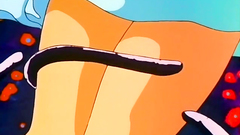 Horny tentacles sneak under her wet panties