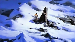 Outdoor fuck with lovely brunette babe in the magic forest