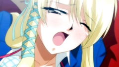 Big breasted blonde babe hardcore fucked in her cunt