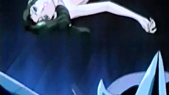 Seductive naked brunette babe with nice boobs fucked from behind