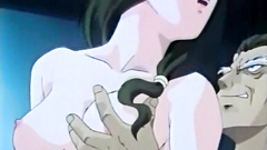 Seductive naked brunette babe with nice boobs fucked from behind