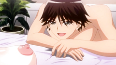 Long-haired big breasted babe gets fucked hard by her young lover