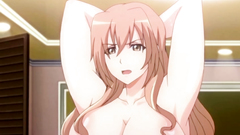 Hentai chick with large breasts getting fucked really hard