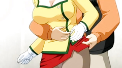 Short-haired girl in a hat gets pounded by fat cock