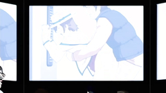 Short-haired girl in a hat gets pounded by fat cock