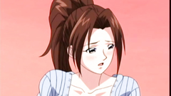 Hot busty babe with downblouse gets nailed in her trimmed twat