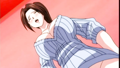 Hot busty babe with downblouse gets nailed in her trimmed twat