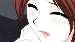 Naughty hentai babes groped in the public place